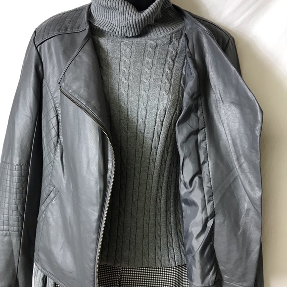 Nice leather jacket size medium - Picture 5 of 10